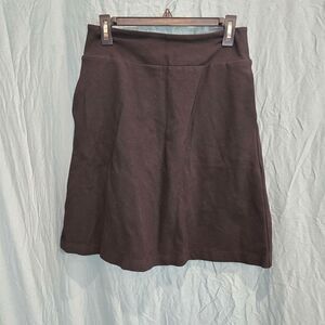 Betabrand Elegant Black A-Line Skort